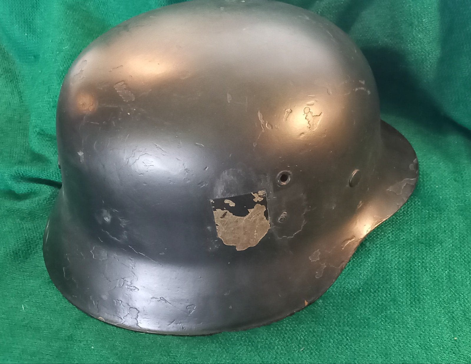 Duitse Spaanse helm gebruikt in Film, Ophalen of Verzenden, Duitsland, Helm of Baret