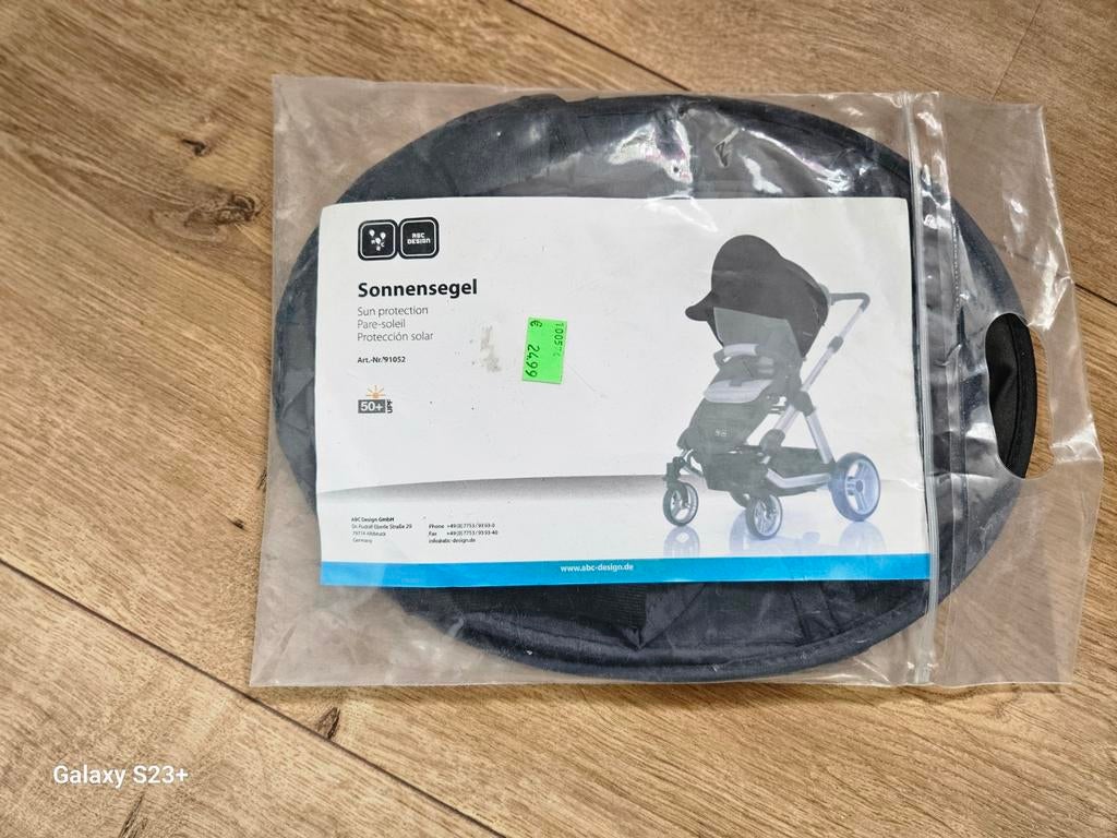 ABC Design Sonnensegel - Zonbescherming voor Kinderwagen, Ophalen of Verzenden