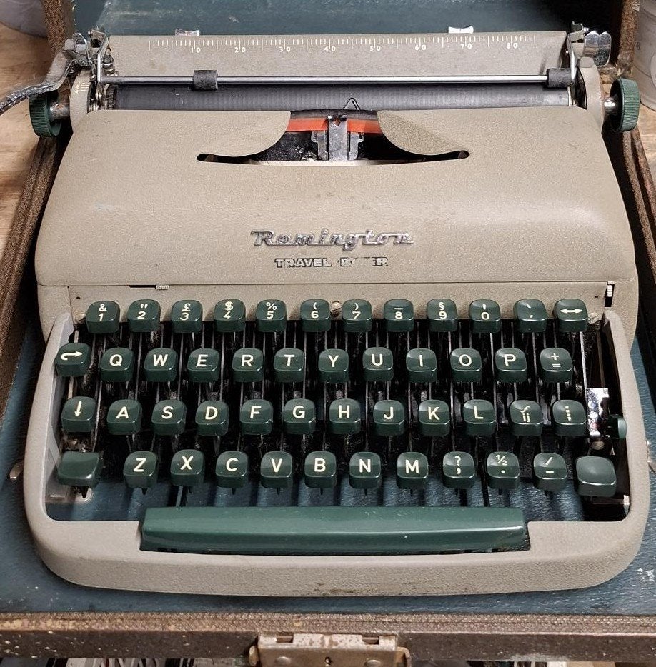 Remington Travel rite typmachine in koffer, Ophalen, Gebruikt