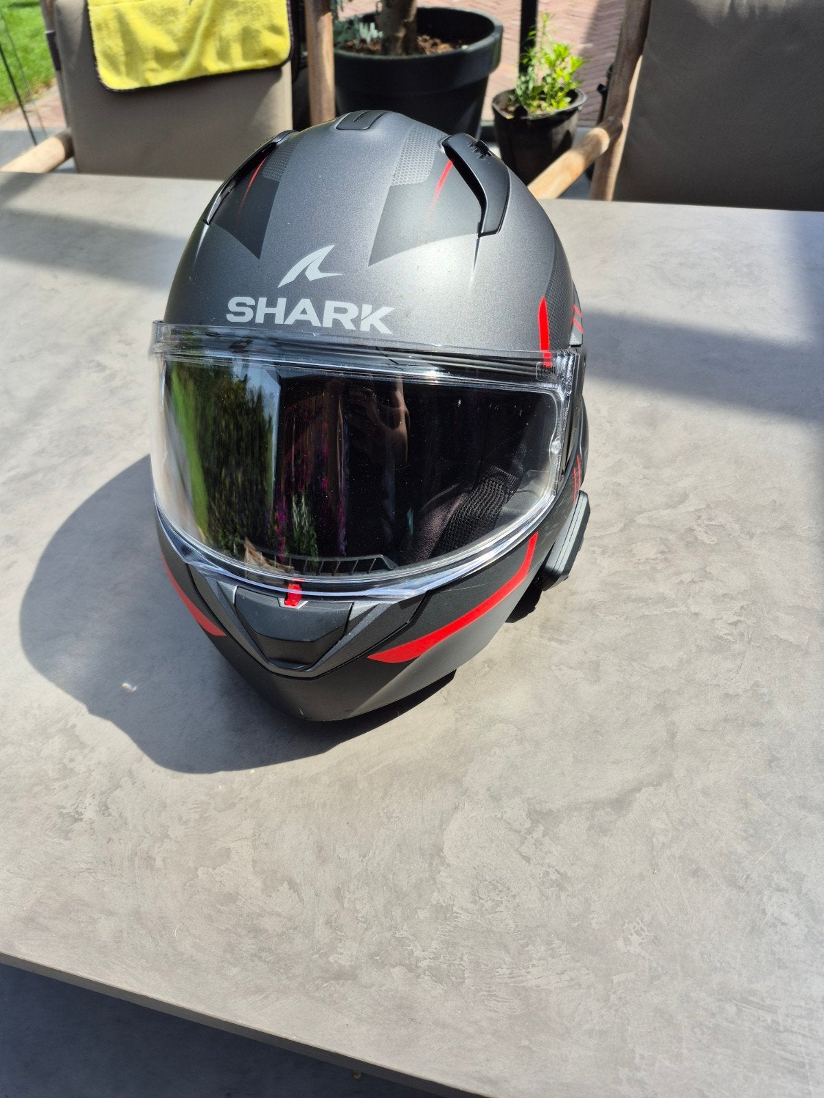 Shark Systeem helm, cardo freecom 2X, Motoren, Kleding | Motorhelmen, Ophalen, M, Systeemhelm, Shark