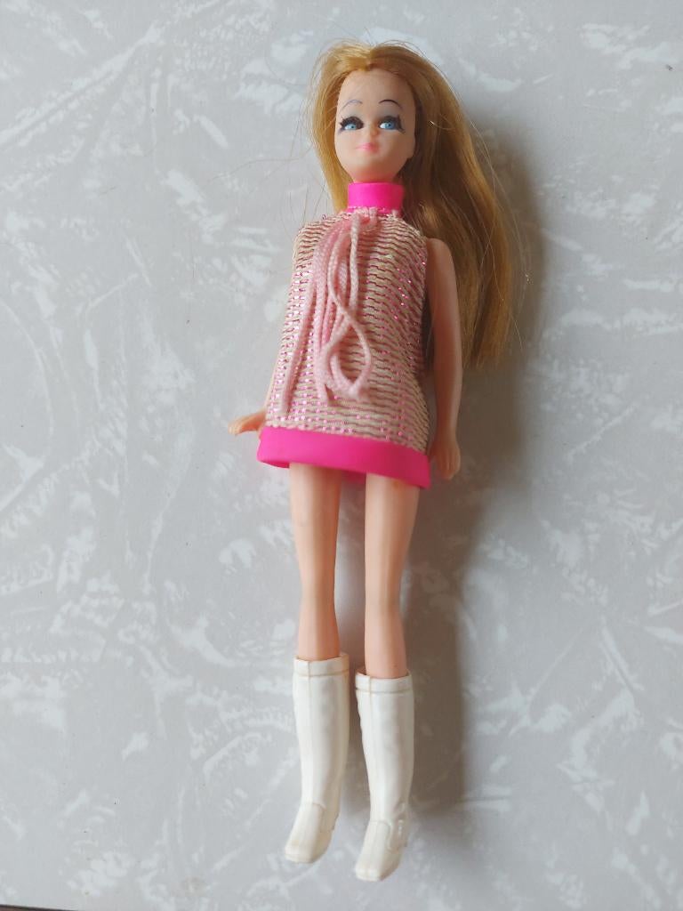 Dawn Topper poppetje jaren '70, Verzamelen, Poppen, Ophalen of Verzenden, Gebruikt, Pop