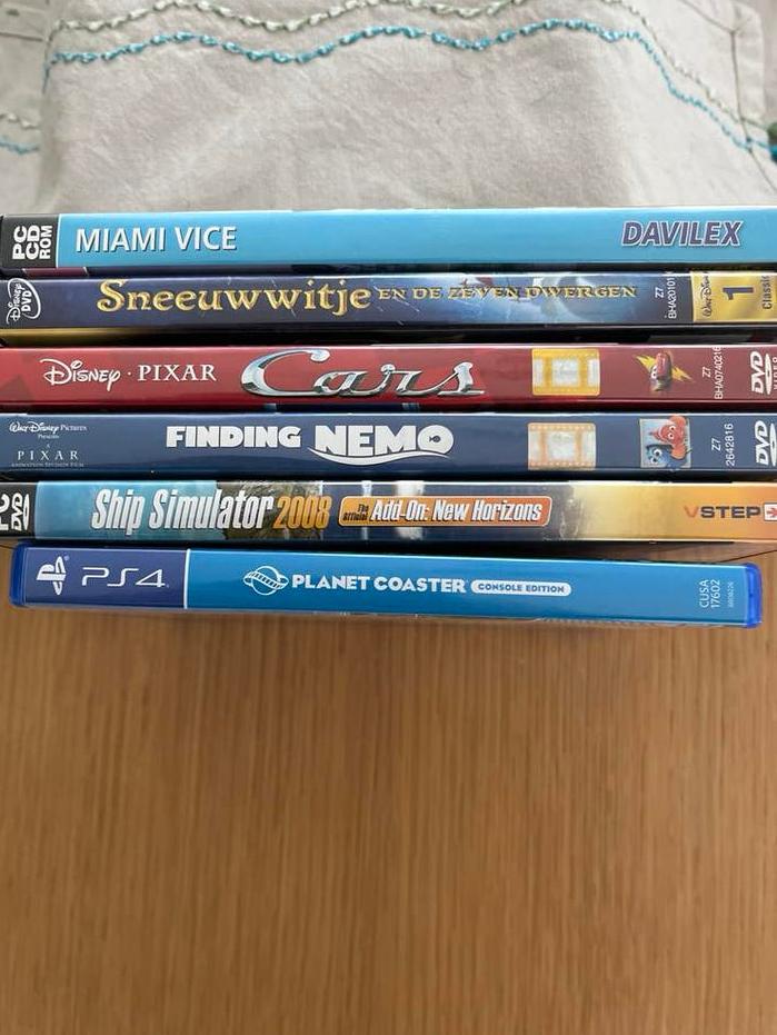 diverse films, onbeschadigd!  Planet coaster is verkocht!, 1 speler, Ophalen of Verzenden, Zo goed als nieuw, Vanaf 3 jaar