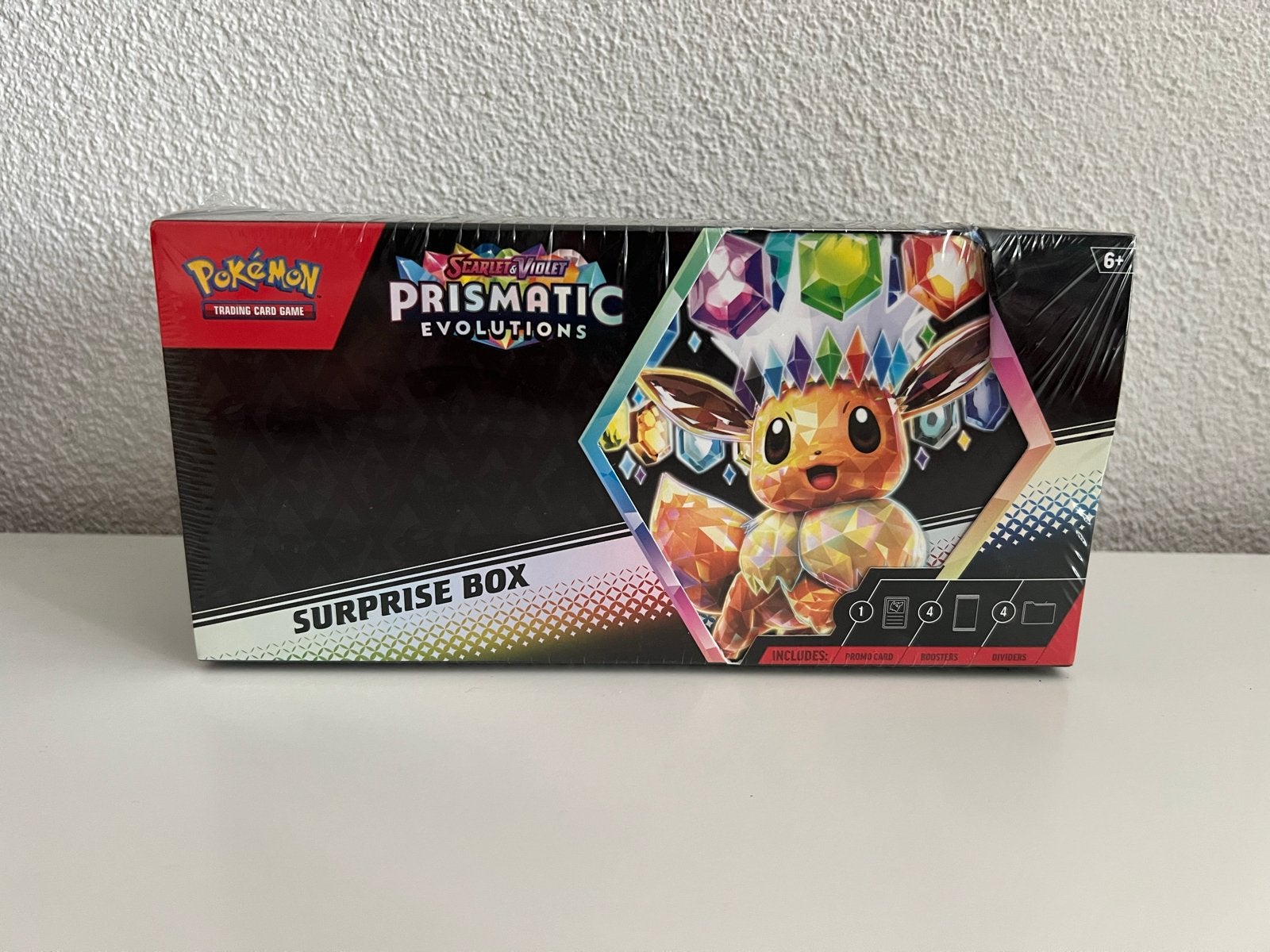 Pokémon TCG Scarlet & Violet Prismatic Evolutions Box, Ophalen of Verzenden, Nieuw, Overige typen, Foil