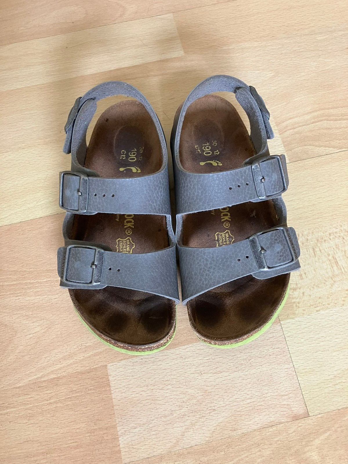 Birkenstock leren jongens sandalen mt 30 izgs, Gebruikt, Schoenen, Ophalen of Verzenden, Jongen