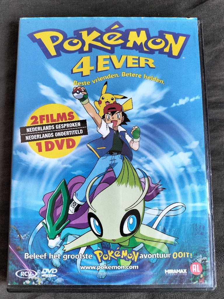 Pokémon 4ever - Beste vrienden. Betere helden / 2 films, Cd's en Dvd's, Alle leeftijden, Ophalen of Verzenden, Zo goed als nieuw