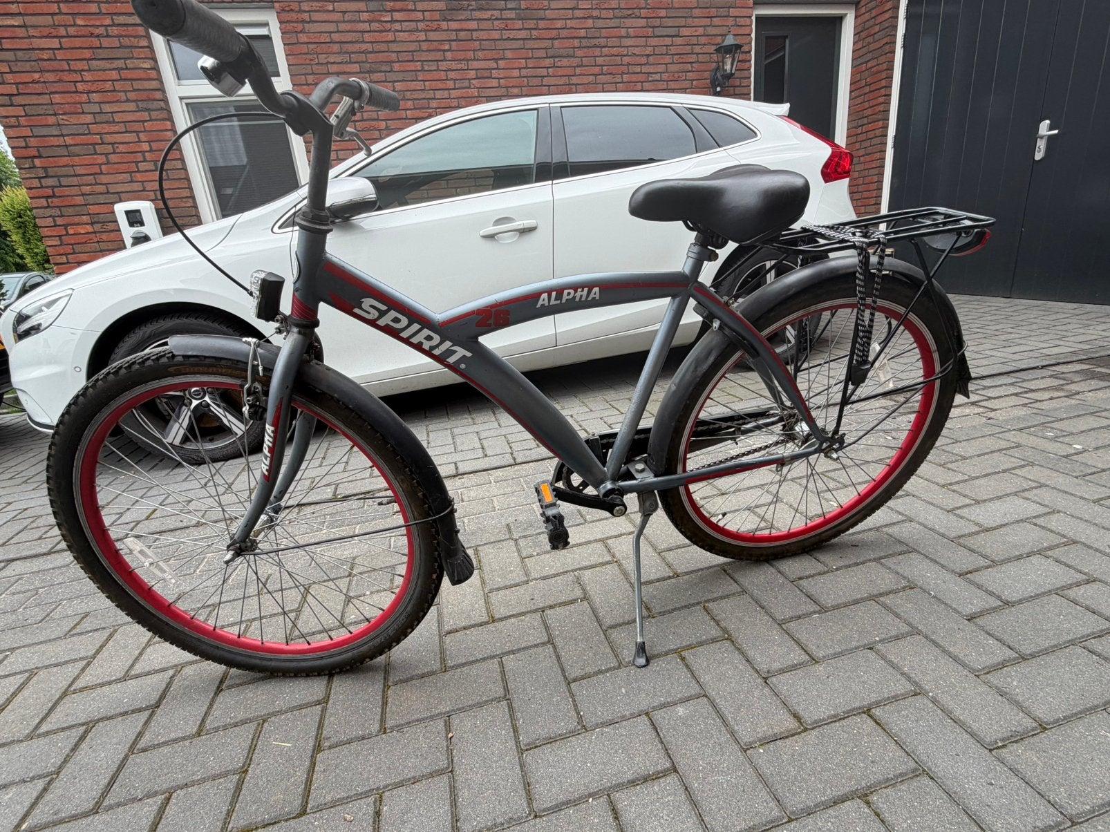 Jongens fiets 25 inch, Terugtraprem, Gebruikt, Handrem, Ophalen