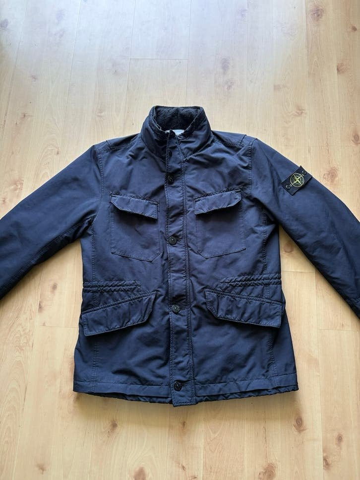 Stone Island David-TC Jas - Maat XL, Ophalen, Gedragen, Maat 56/58 (XL), Blauw