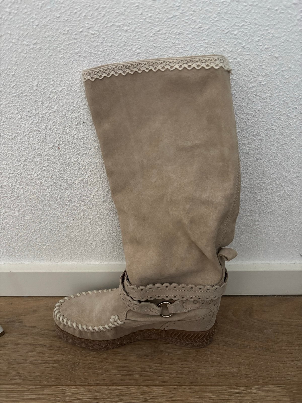 El Vaquero Laarzen - Ibiza maat 36, Ophalen of Verzenden, Zo goed als nieuw, Beige, Hoge laarzen
