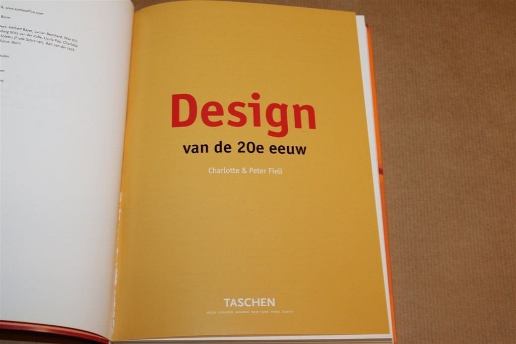 Design van de 20e Eeuw — Naslagwerk over Bekende Designers, Ophalen of Verzenden, Zo goed als nieuw, Fotografen