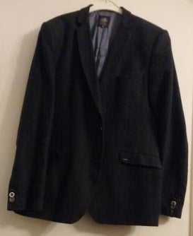 als nieuw VANGUARD Donker blauw 28% WOL Colbert Blazer 54 L, Verzenden, Zo goed als nieuw, Maat 52/54 (L), Blauw