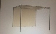 Prieel Vida XL met zijgordijn 3x3x2,25 m crème, Ophalen, Overige typen, Minder dan 4 meter, Nieuw
