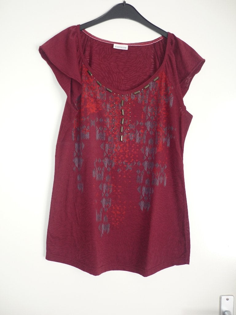 t,shirt / top, Kleding | Dames, Ophalen of Verzenden, Zo goed als nieuw, Korte mouw