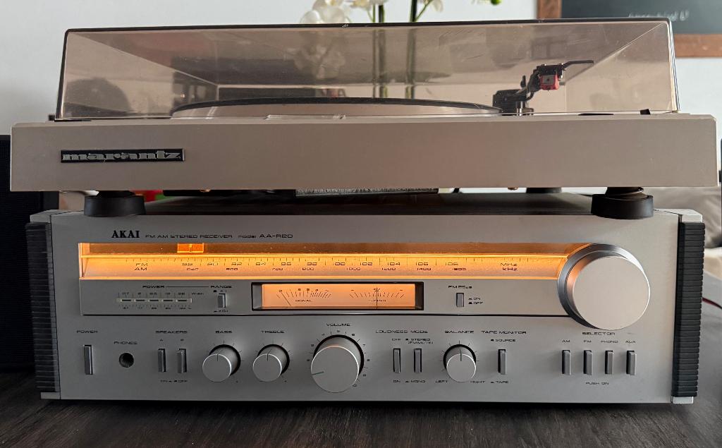 AKAI AA-R20 versterker, Overige merken, Gebruikt, Ophalen of Verzenden, 60 tot 120 watt