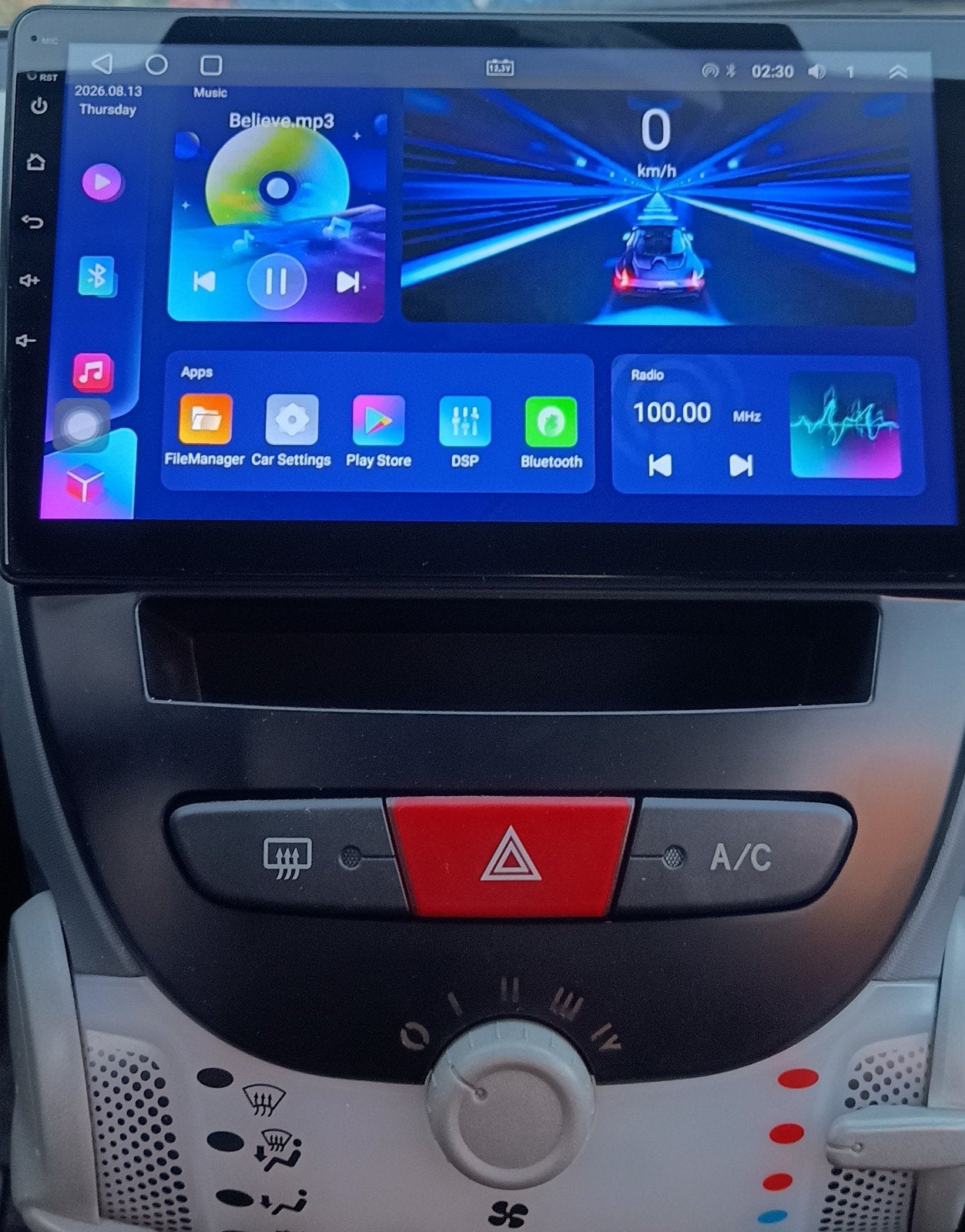 Android Auto/Apple Carplay voor Aygo/C1/107 met inbouwen, Auto diversen, Autoradio's, Ophalen, Nieuw