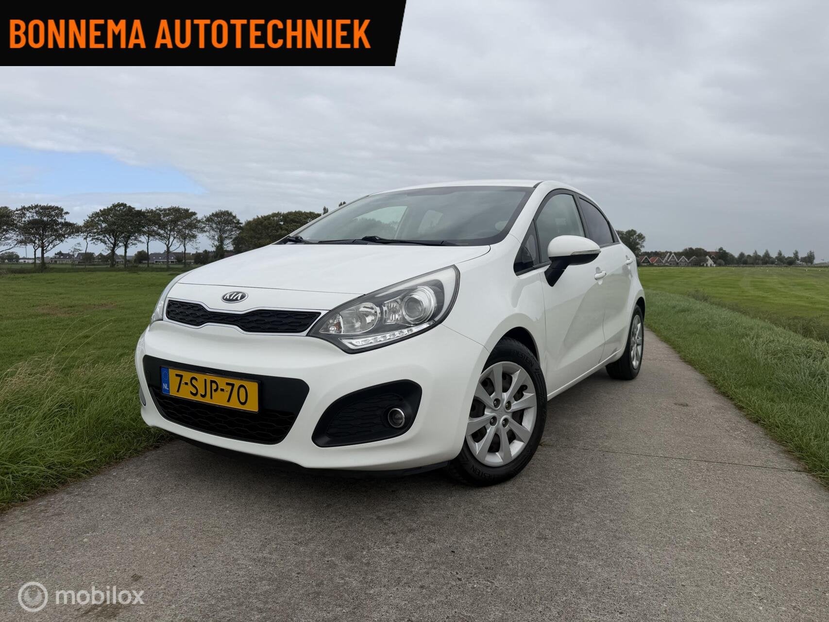 Kia Rio 1.2 CVVT Super Pack, 4 cilinders, Wit, Origineel Nederlands, Bedrijf