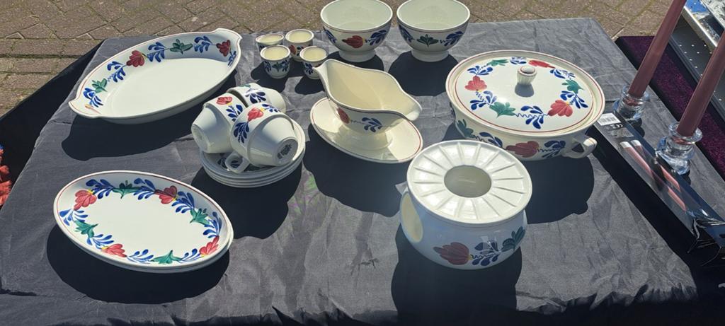 Boerenbont servies, Antiek en Kunst, Antiek | Servies compleet, Ophalen