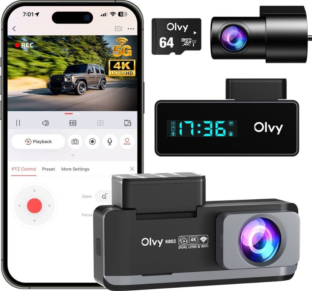 Olvy Auto Dashcam, Verzenden, Nieuw