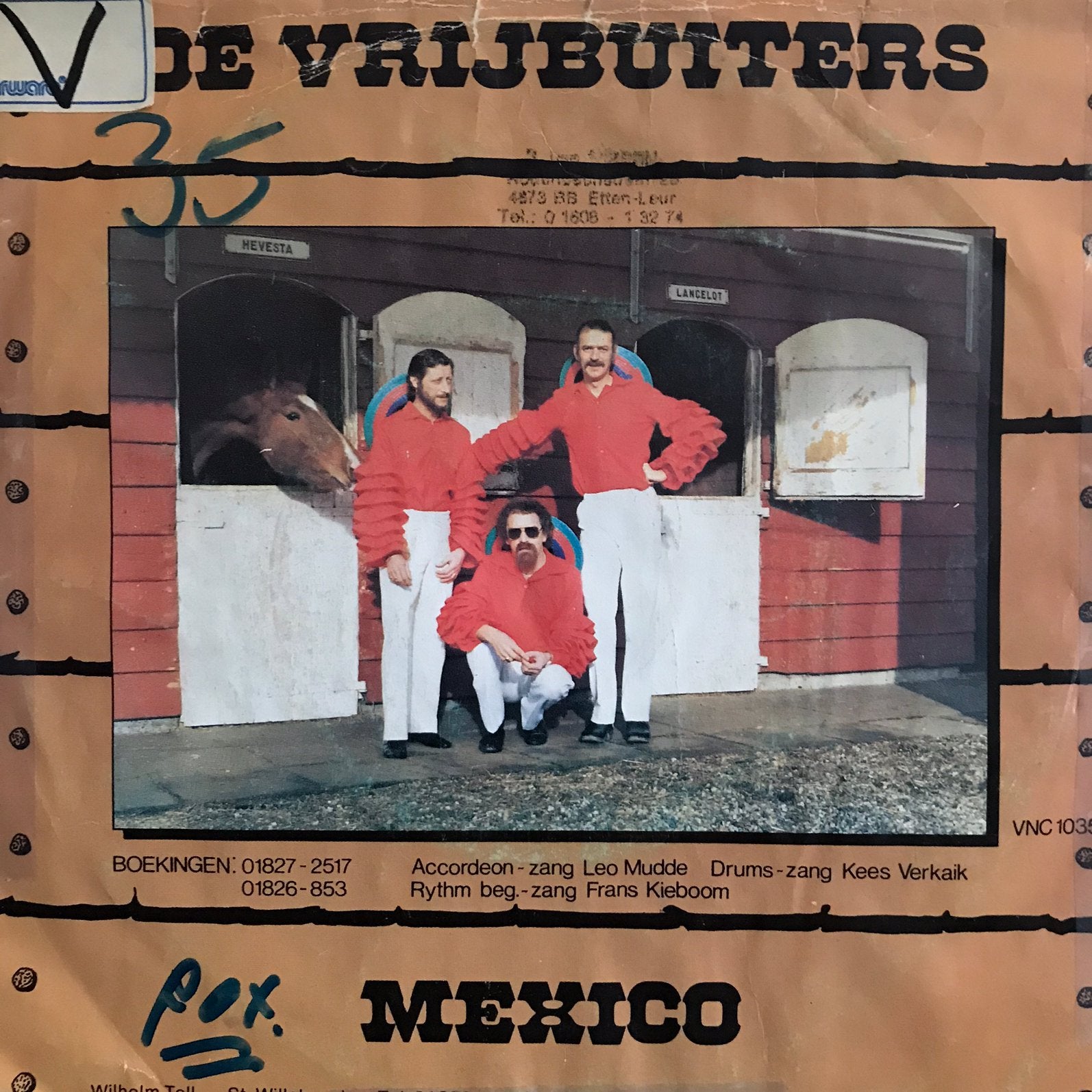 De Vrijbuiters - Mexico / Wij zijn piraten, Ophalen of Verzenden, Zo goed als nieuw