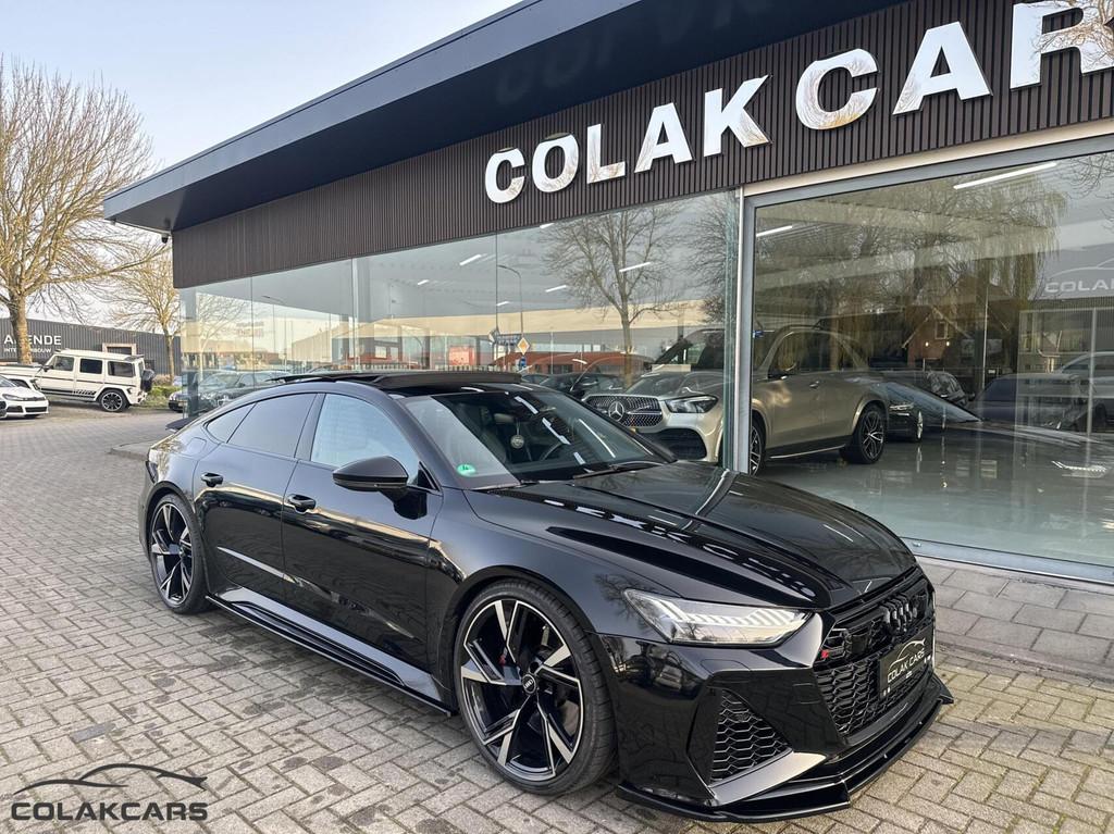 Audi RS7 4.0 TFSI Sportback quattro 600PK 2022 Pano Garantie, Auto's, Automaat, Gebruikt, 8 cilinders, Verwarming stoelen achter