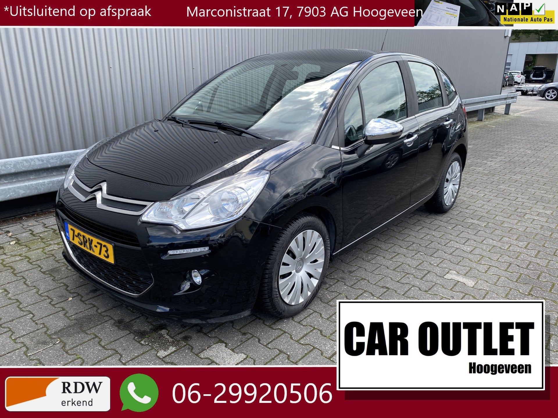 Citroën C3 1.2 VTi Collection 78Dkm.NAP AUTOMAAT, Clima, Na, Auto's, Voorwielaandrijving, Euro 5, Stof, Gebruikt
