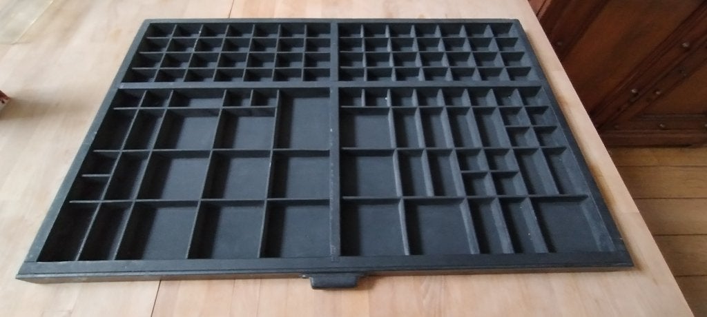 oude letterbak, Ophalen, Gebruikt, Industrieel, Decoratieobject
