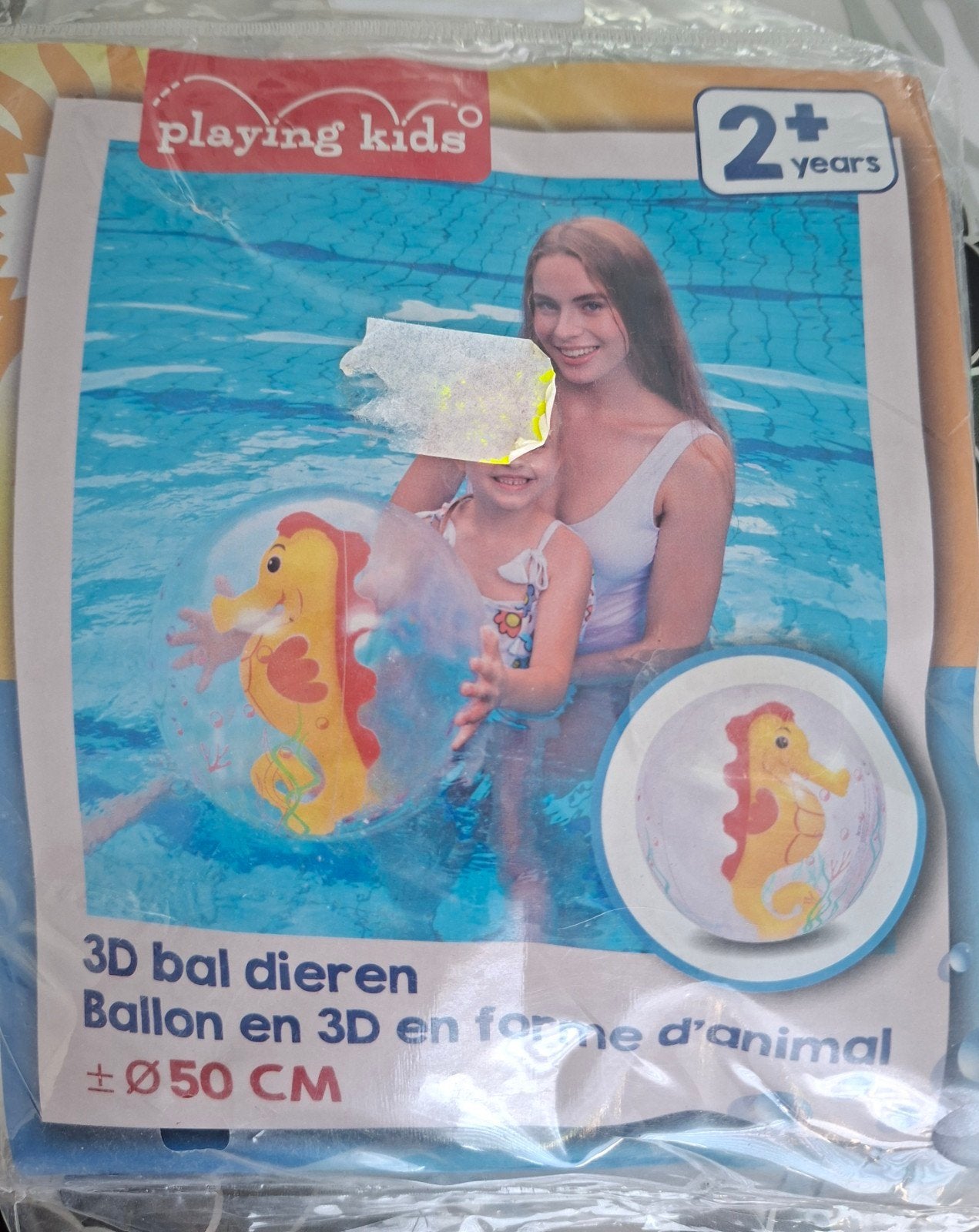 NIEUW 3D bal dieren, Kinderen en Baby's, Speelgoed | Buiten | Opblaasfiguren, Ophalen of Verzenden, Nieuw