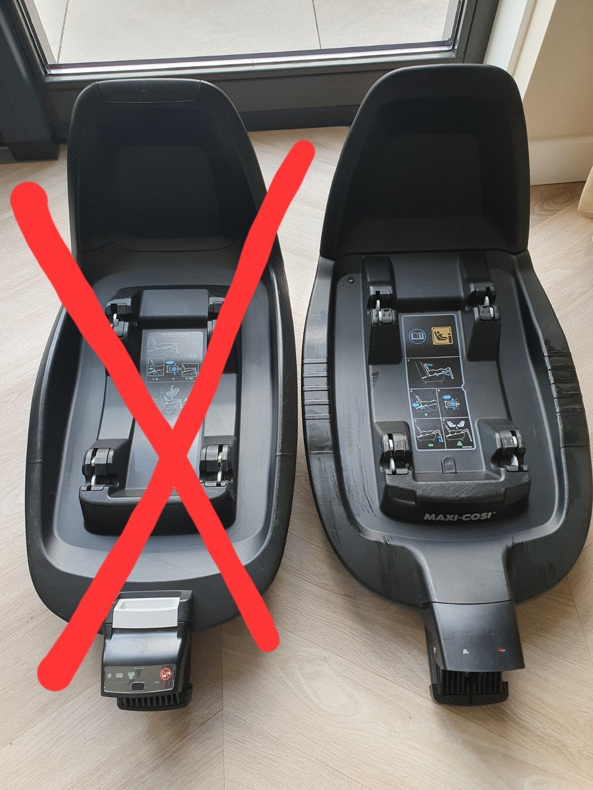 Maxi-Cosi autostoel met nieuwe kap en Isofix base, Ophalen, Gebruikt, Isofix, 0 t/m 13 kg