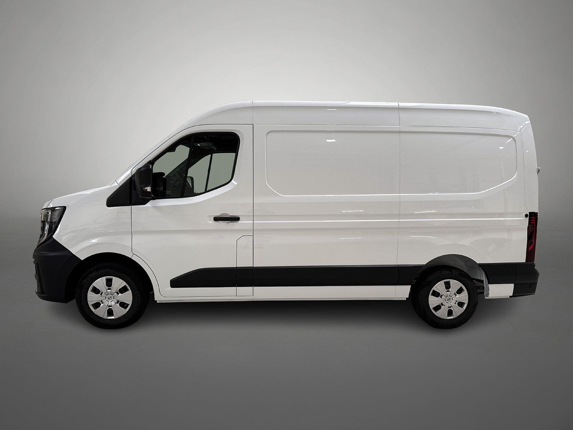 Nissan Interstar-e L2H2 Limited 87 kWh Lat om Lat | Houten v, Auto's, 143 pk, Met garantie (alle), Leder en Stof, Wit