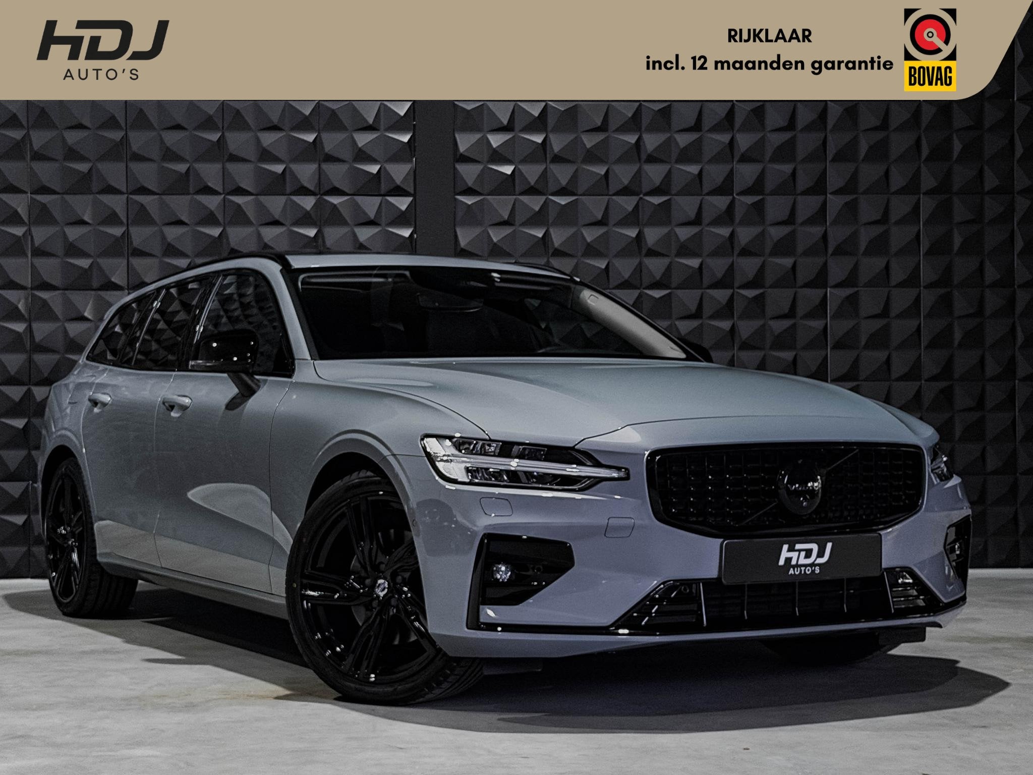 Volvo V60 2.0 B4 Ultra Dark | Pano | 19"| Topv. | H/K HiFi |, Auto's, 12 maanden, Gebruikt, Euro 6, 4 cilinders