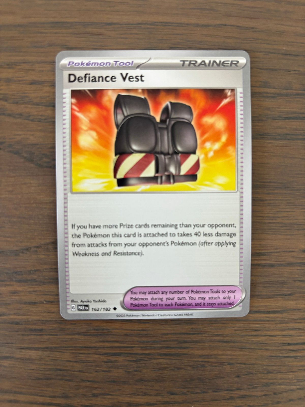 Pokémon TCG: Defiance Vest Trainer Kaart (162/182), Ophalen of Verzenden, Nieuw, Losse kaart