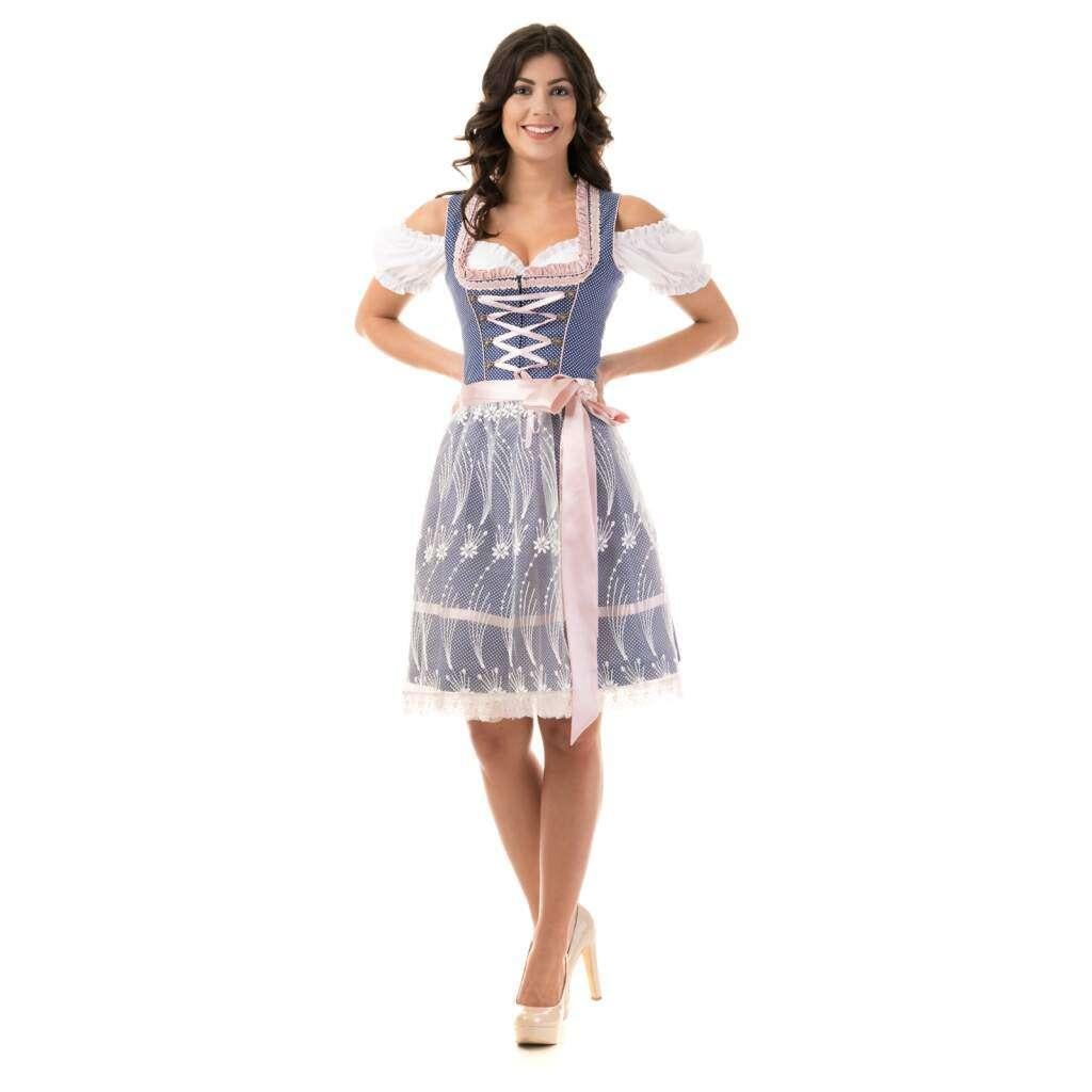 3-delige katoenen dirndl maat 34 & 44 NIEUW, Carnaval, Nieuw, Ophalen of Verzenden, Kleding