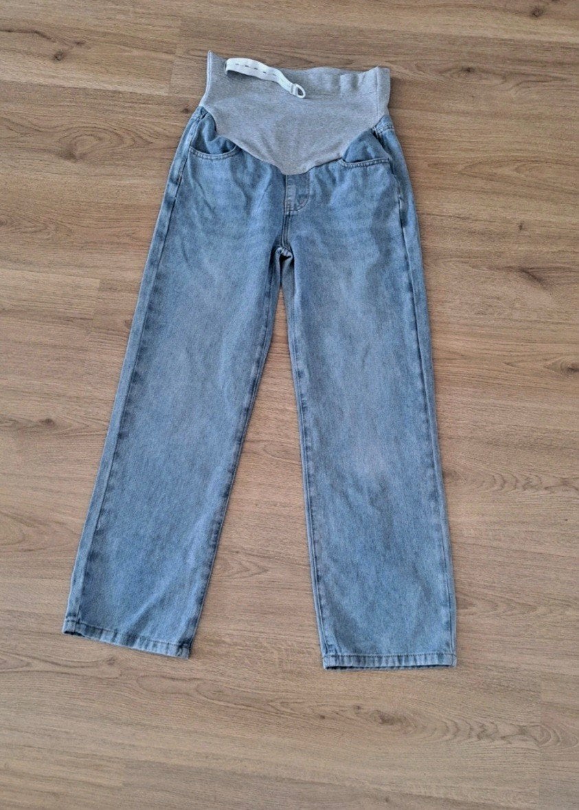 Zwangerschapsjeans met buikband, Maat 38/40 (M), Blauw, Nieuw, Ophalen of Verzenden