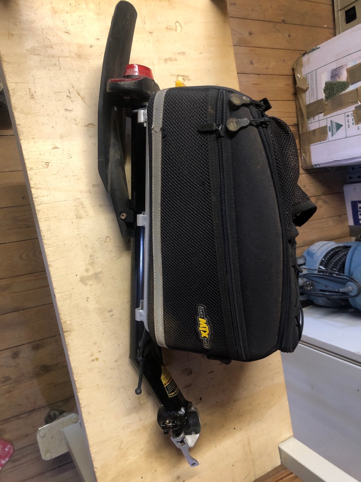 ATB Bagagedrager met tas en spatbord, Ophalen of Verzenden, Gebruikt