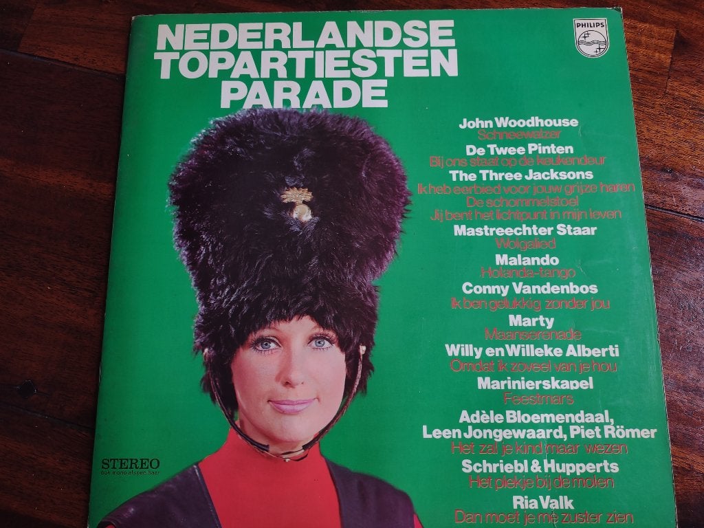 Lp - Nederlandse Topartiesten Parade, Cd's en Dvd's, Ophalen of Verzenden, Zo goed als nieuw, 12 inch, Levenslied of Smartlap