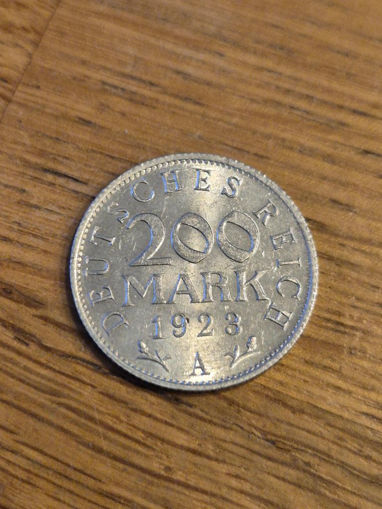 Duitsland - 200 Mark 1923 A, Postzegels en Munten, Verzenden, Duitsland, Losse munt