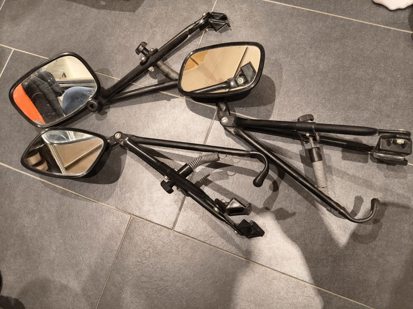Universele caravan spiegels - set van 3, Ophalen