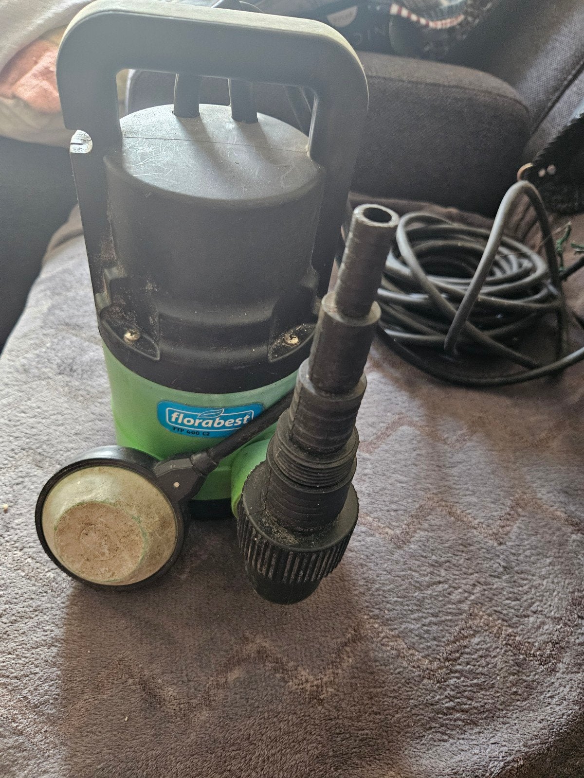 Dompelpomp, Ophalen, Gebruikt, Dompelpomp