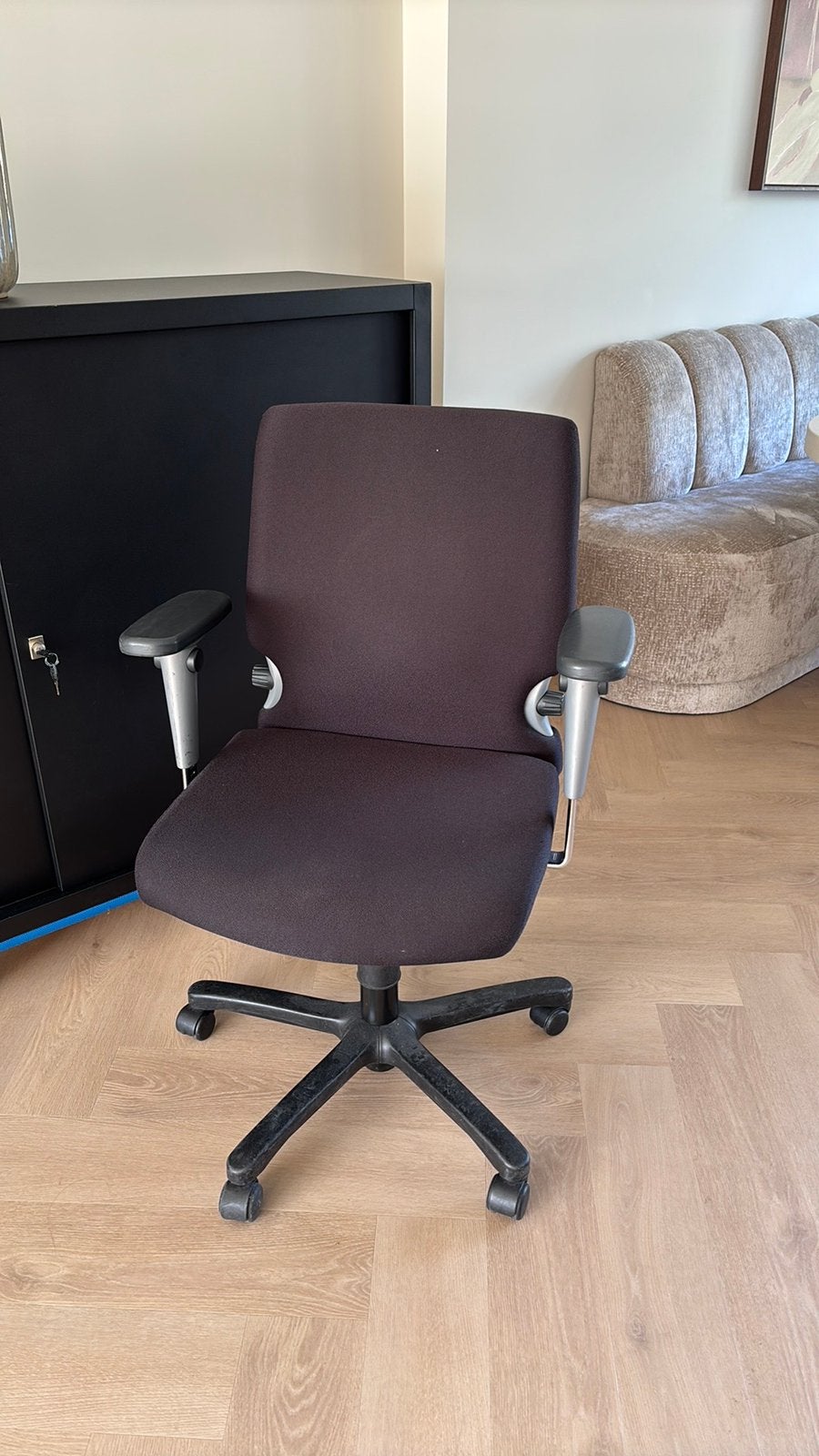 Comforto 77 Refurbished Bureaustoel - Zwart, Ophalen of Verzenden, Gebruikt, Zwart