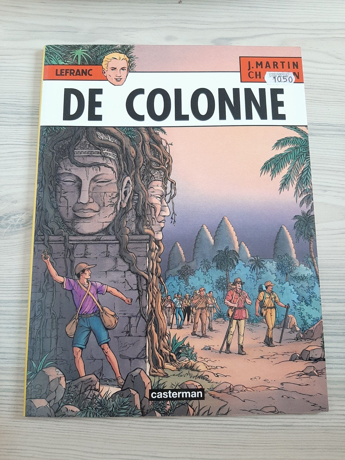 Lefranc: De Colonne - Casterman Stripboek, Eén stripboek, Ophalen of Verzenden, Gelezen, Jacques Martin