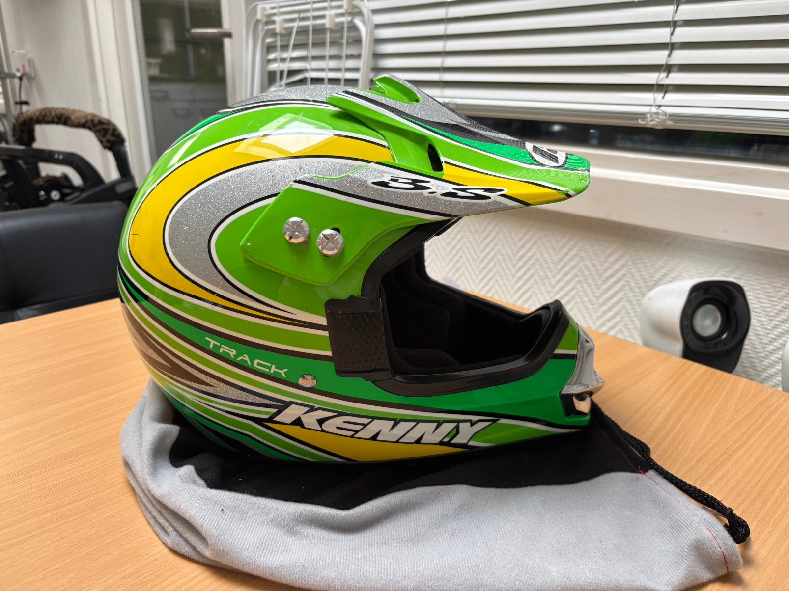 Kenny motor Cross helm maat S groen, Motoren, Kleding | Motorhelmen, Overige merken, Offroadhelm, Ophalen of Verzenden, S