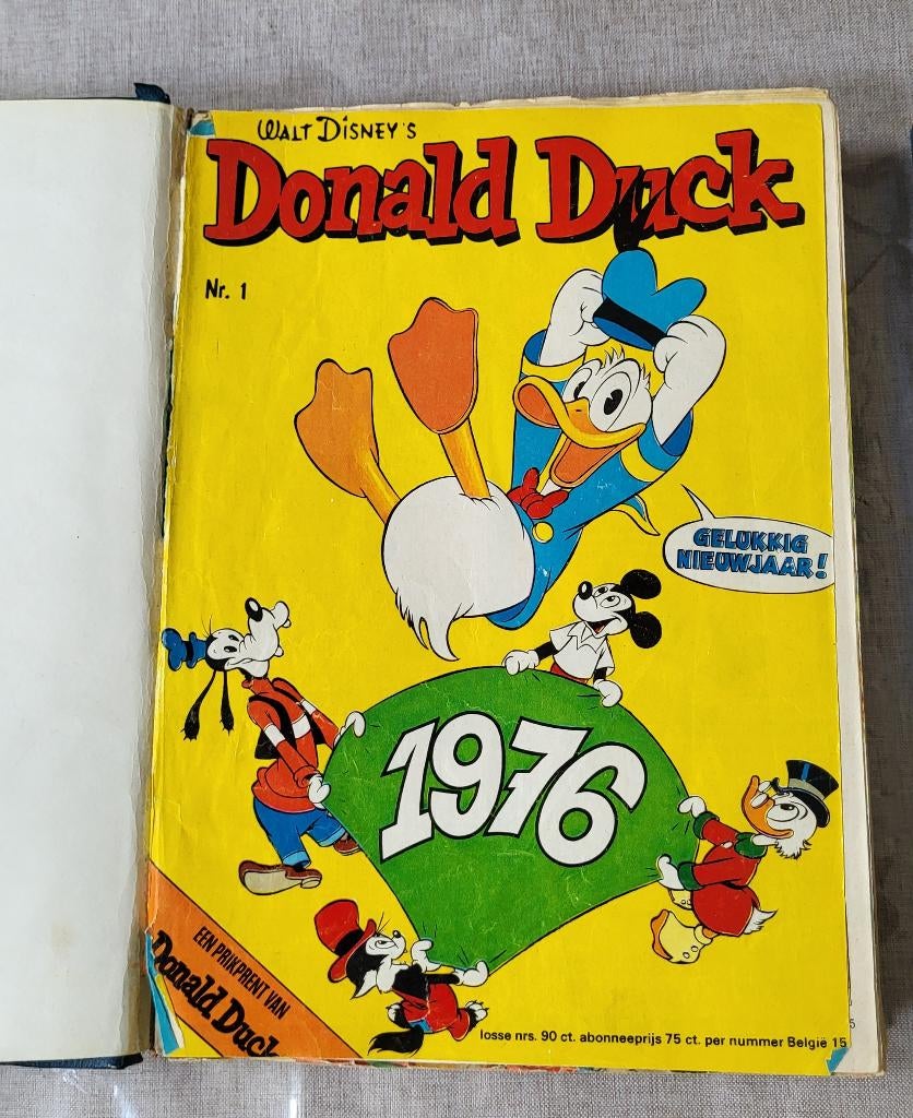 Ingebonden Donald Duck jaargang 1976, Boeken, Gelezen, Complete serie of reeks, Walt Disney, Ophalen of Verzenden