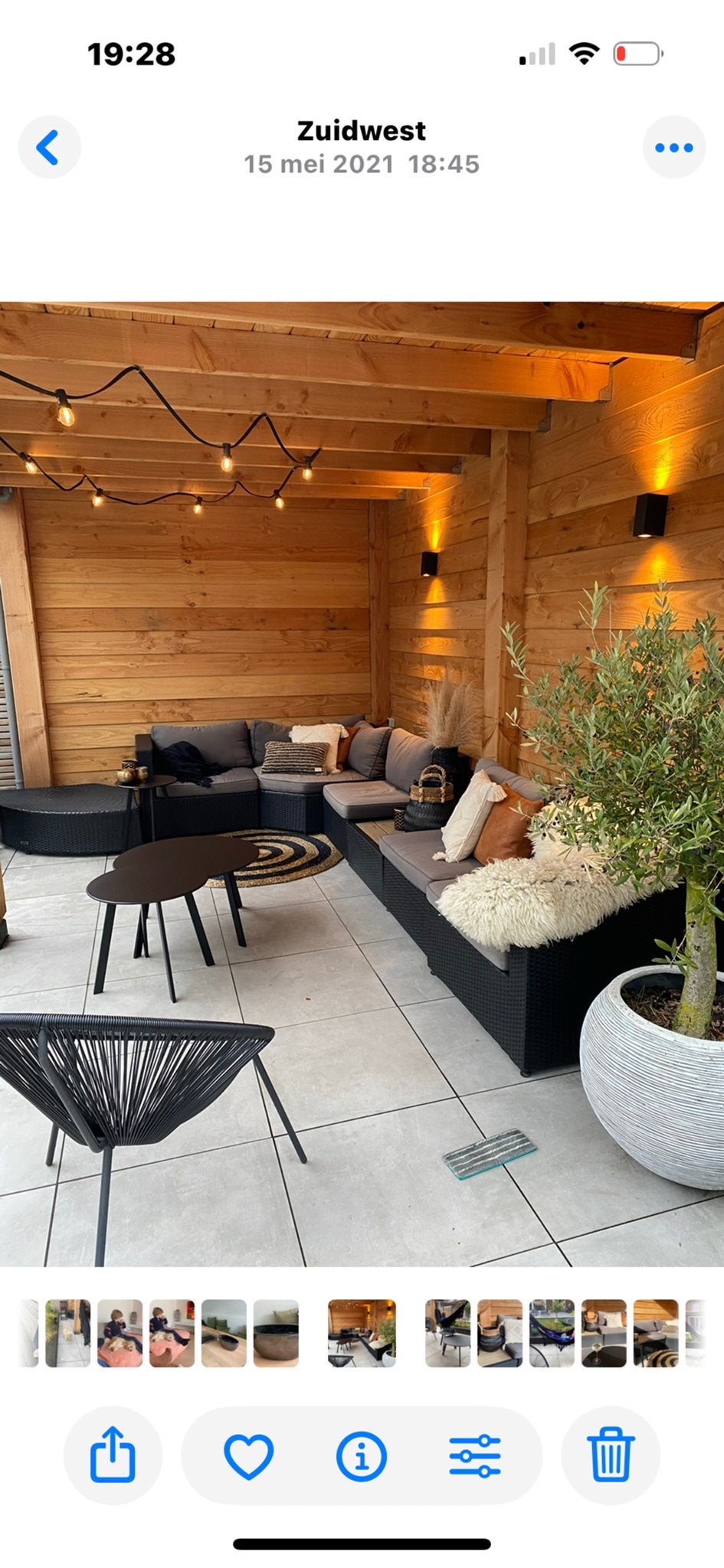 Luxe Gevlochten Loungebank - Zeer Royal Design, Ophalen, Gebruikt, Meer dan 8 zitplaatsen, Loungeset