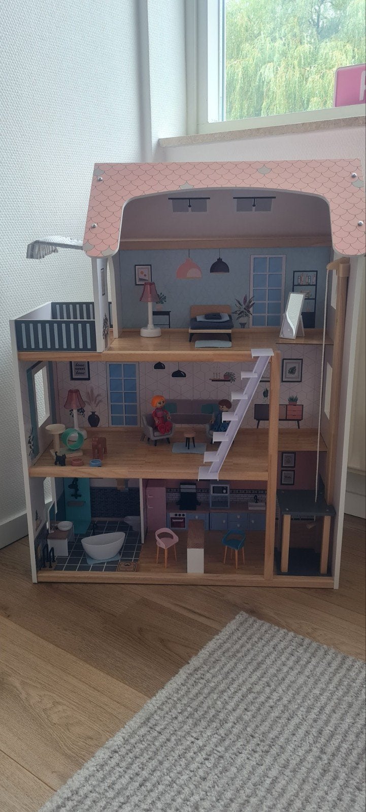 Poppenhuis, Kinderen en Baby's, Ophalen, Gebruikt, Poppenhuis