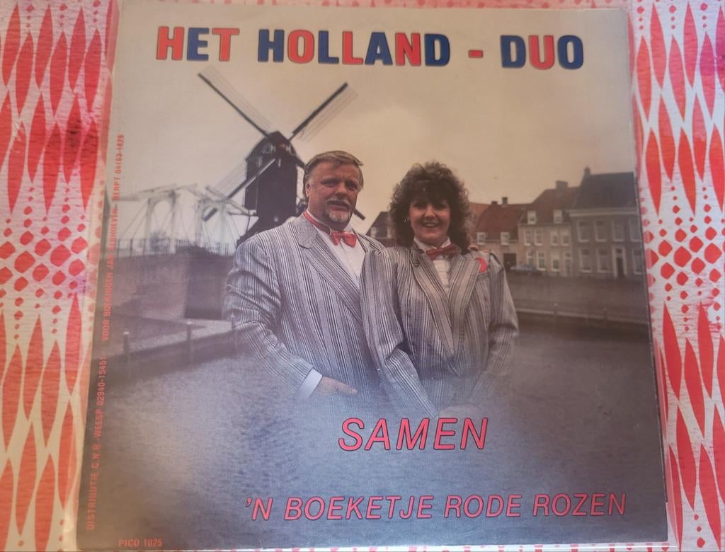 Holland Duo - Een boeketje rode rozen - Samen ., Ophalen, Zo goed als nieuw, Overige formaten, Levenslied of Smartlap