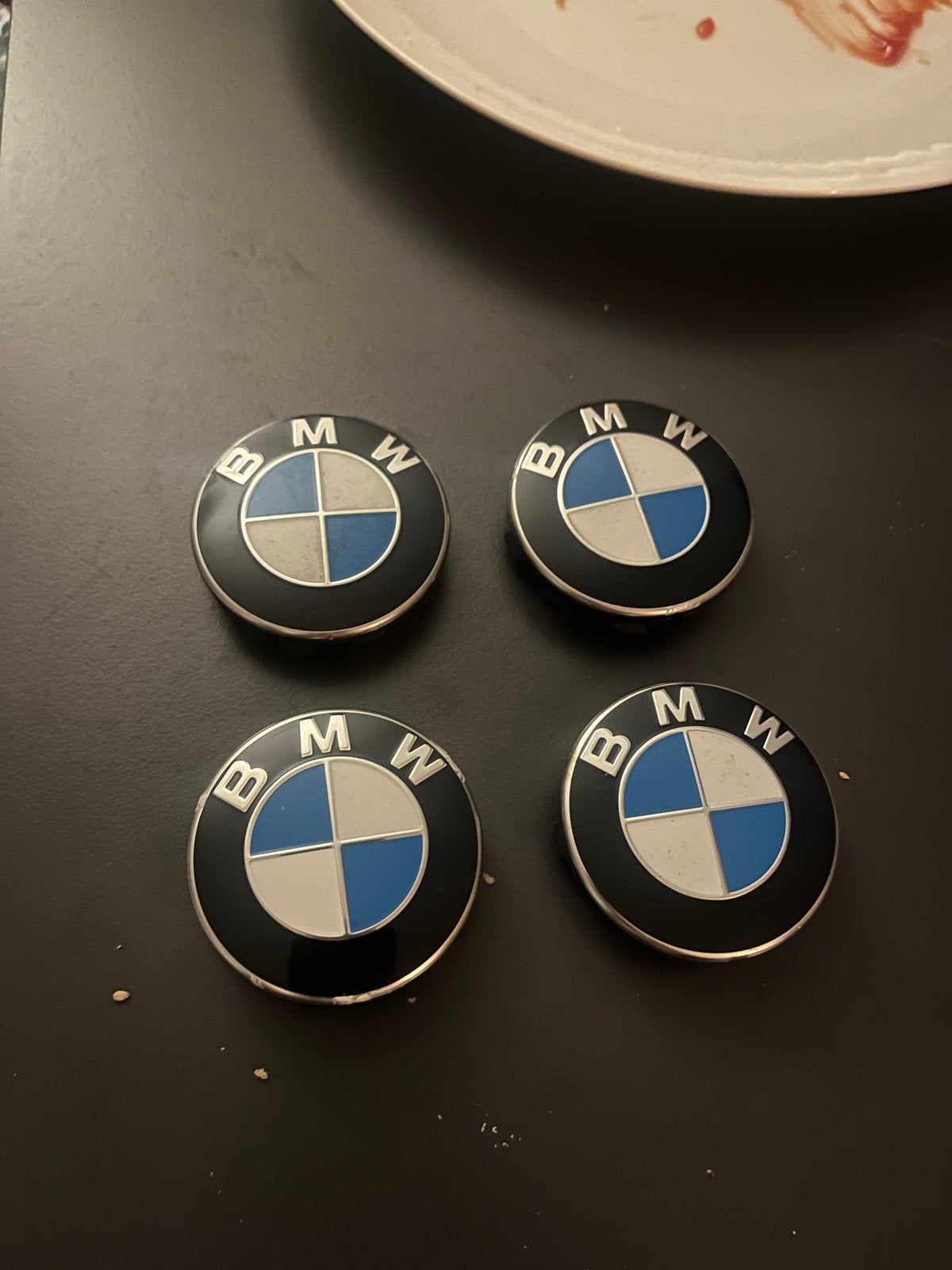 Set van 4 originele BMW wielnaafdoppen, Verzenden, Gebruikt