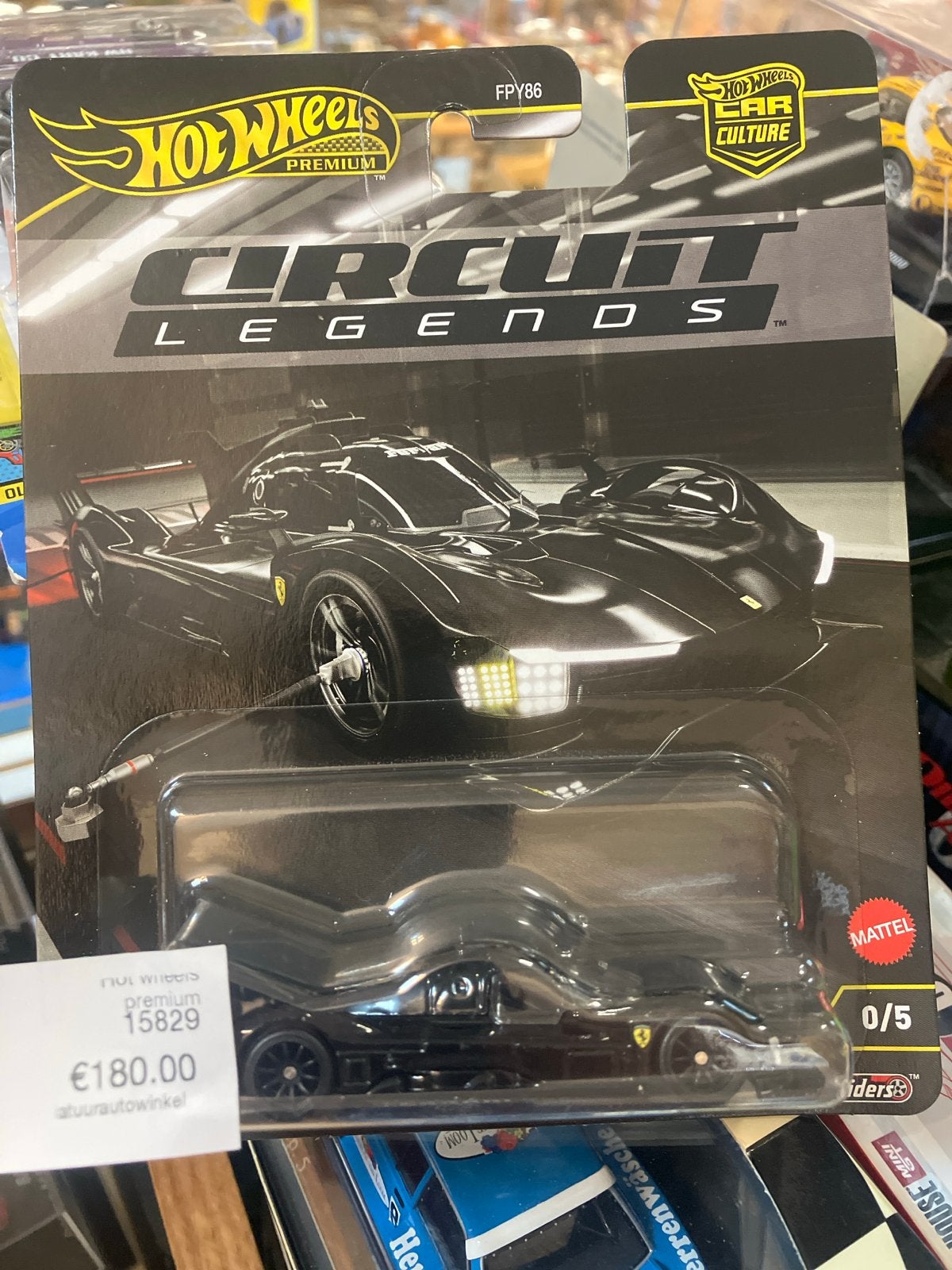 Hot Wheels Chase Ferrari 498P Real Riders Circuit Legends, Ophalen, Nieuw