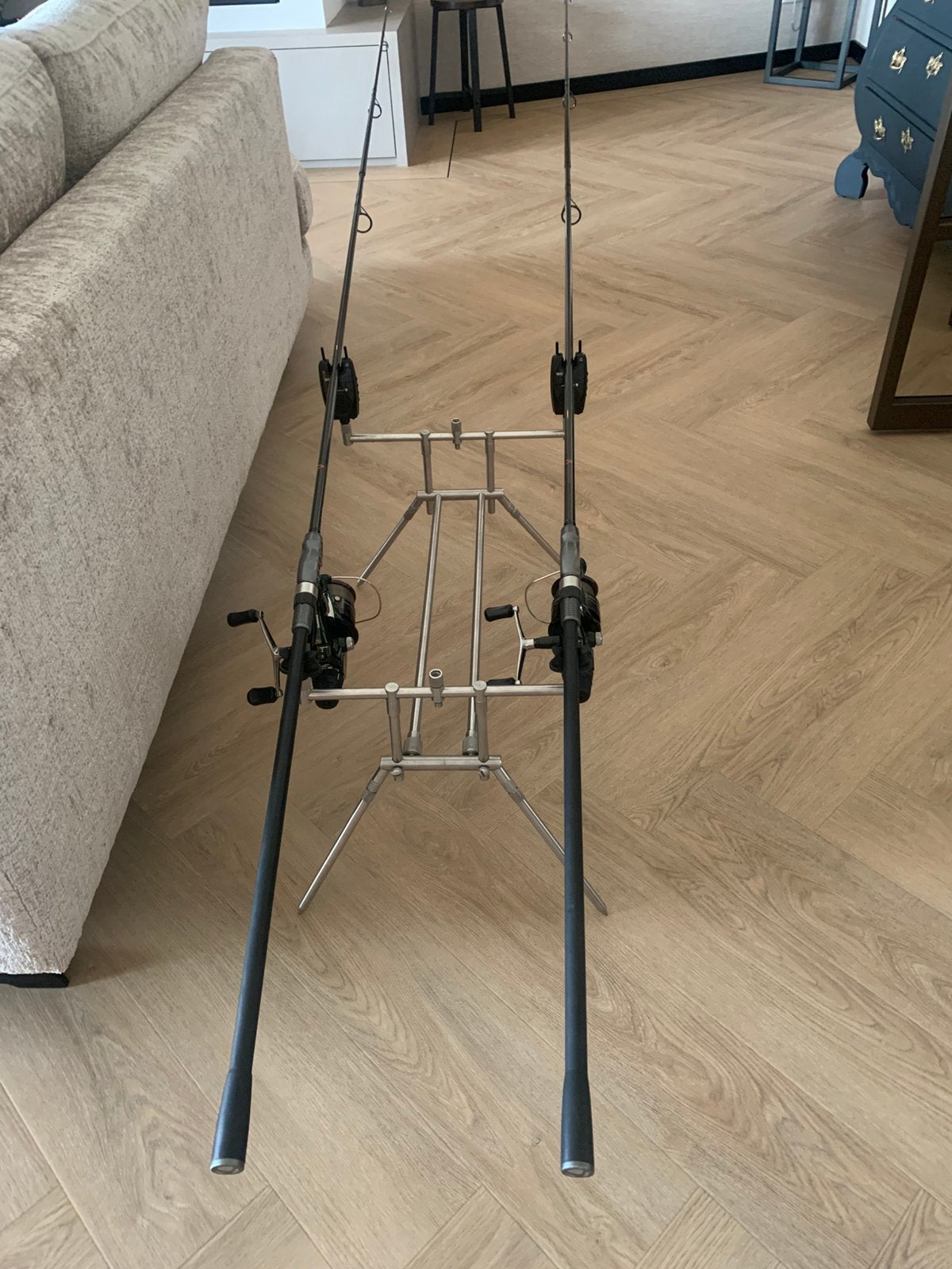Compleet Karperset z.g.a.n, Watersport en Boten, Ophalen, Zo goed als nieuw, Complete set