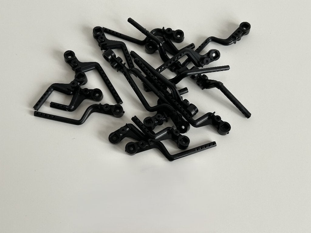 Lotje bodymounts 1/10 rc auto, Verzenden, Gebruikt, Overige schalen, Onderdeel