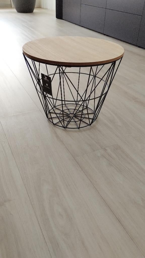 Bijzettafel draadmand, Ophalen, Minder dan 45 cm, Minder dan 55 cm, Metaal of Aluminium