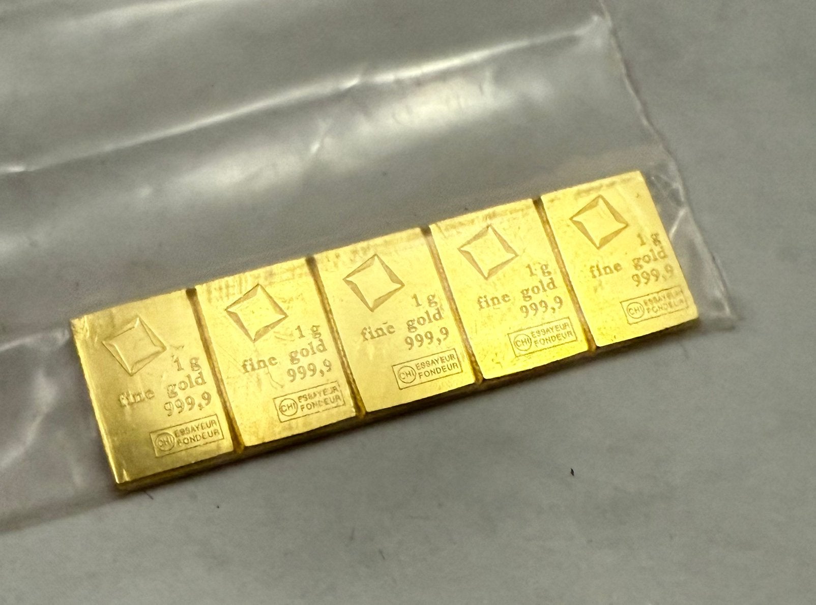 1 gram Goud / Valcambi / ESG / LBMA / Breekbaartje, Ophalen of Verzenden, Goud
